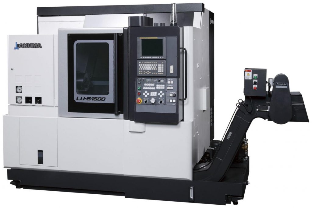 Strung CNC cu două turele Okuma LU-S1600