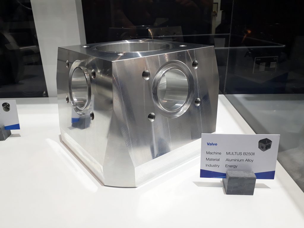 Piesă demo prelucrare pe strunguri CNC orizontale multifuncționale Okuma - Multus B250II Piesă demo prelucrare pe strungul multifuncțional Okuma - Multus B250II