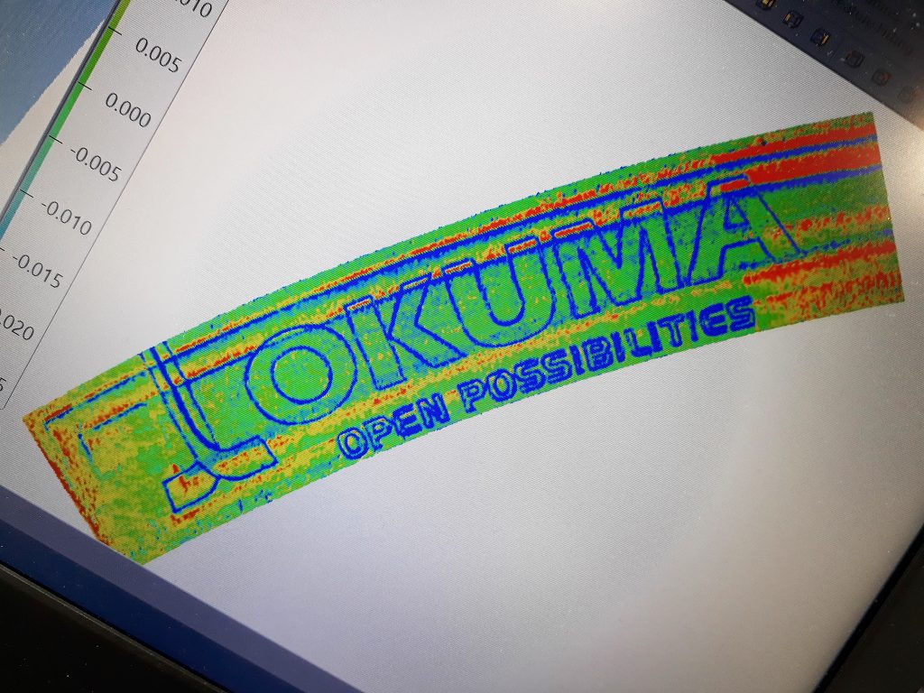 Okuma Laser EX, Scanare detaliată a matriței - datele sunt trimise la mașina CNC