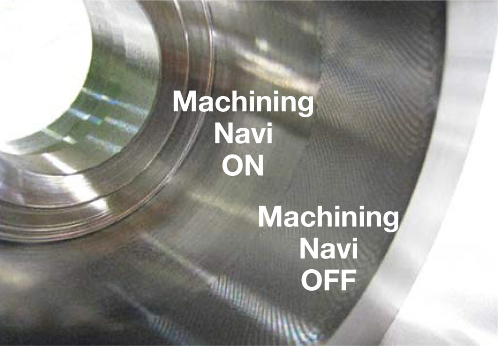 Condiții optime așchiere - comparație fără și cu Machining Navi